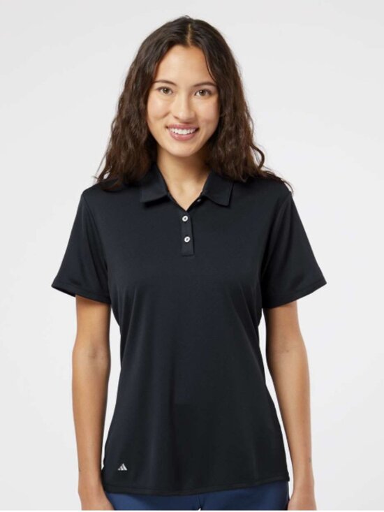 adidas Tops - Adidas - A231 Women's Performance Polo - Black